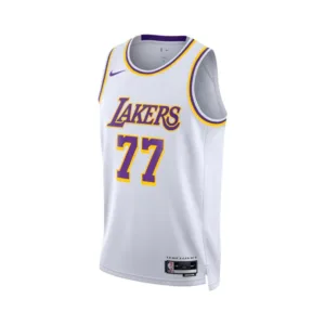 Maillot Nike Association Edition Swingman des Lakers de Los Angeles - Blanc - Luka Dončić