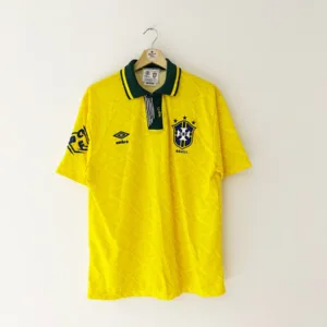 Maillot domicile Brésil 1991/93 Retro Vintage