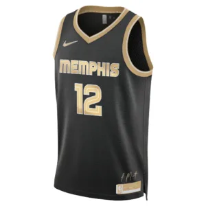 Ja Morant Memphis Grizzlies Nike Maillot Swingman – Noir