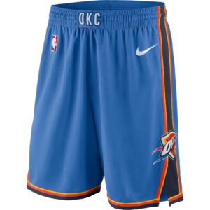 Short de basketball Nike Icon Swingman bleu Oklahoma City