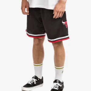 Short Mitchell&Ness Chicago Bulls noire
